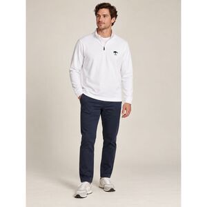 NWT Cutter & Buck Martin’s Dam Club Quarter Zip Men’s S White 1924
